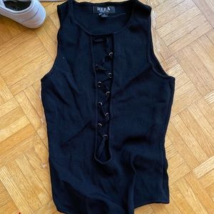 Lace up bodysuit